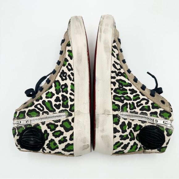 Ishikawa High-Tops Leopard Animal Print Sneakers - Picture 4 of 13